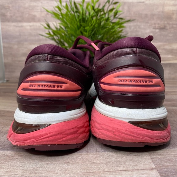 ASICS Gel- Kayano 25 - Plum & Pink Running Shoe - Size: 40.5 (9) RARE COLOR - Picture 6 of 12